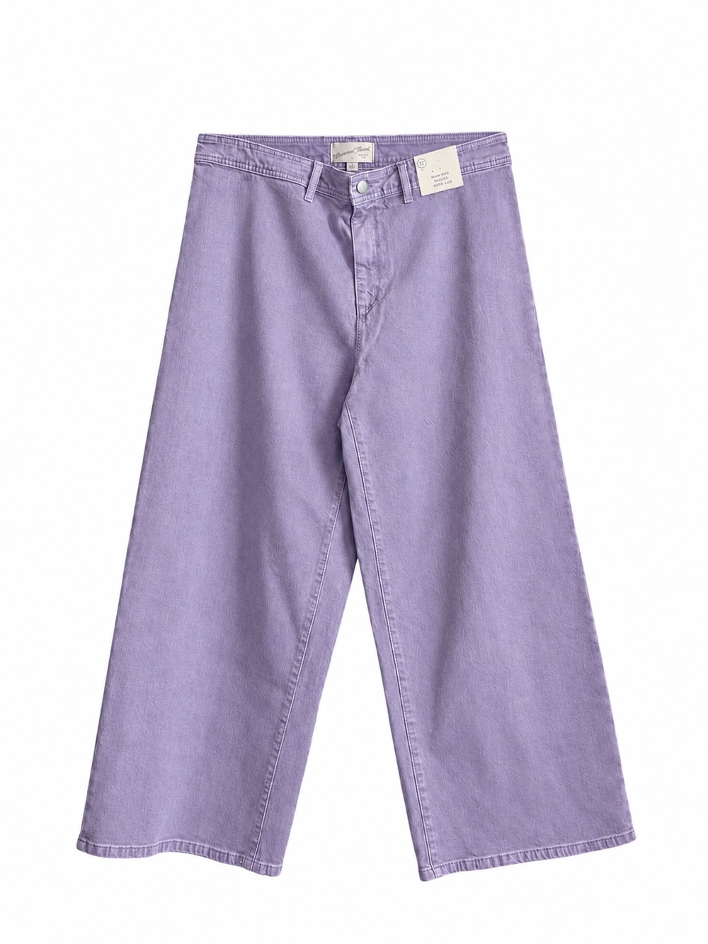 Universal Thread High Rise Sailor Wide Leg Jeans Lilac Purple Size 17 NWT - Picture 2 of 3
